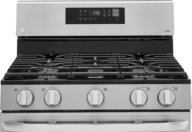 LG 30" Stainless Steel Free Standing Gas Convection Smart Range with Air Fry -8