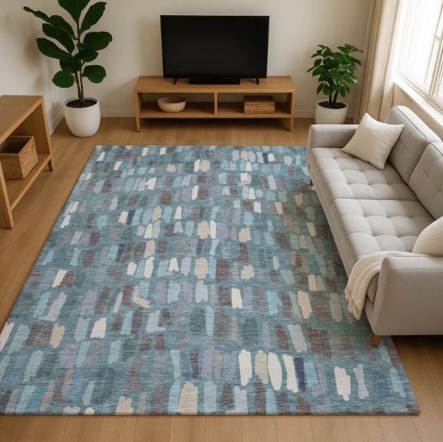 Dalyn™ Rug Company Kenner KN5 Teal 5'x8' Area Rug-1