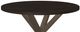 Amisco Customizable Asterisk Round Table with Metal Starburst Stand-1