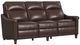 Flexsteel® Elizabeth Brunette Leather Power Reclining Sofa with Power Headrest-0