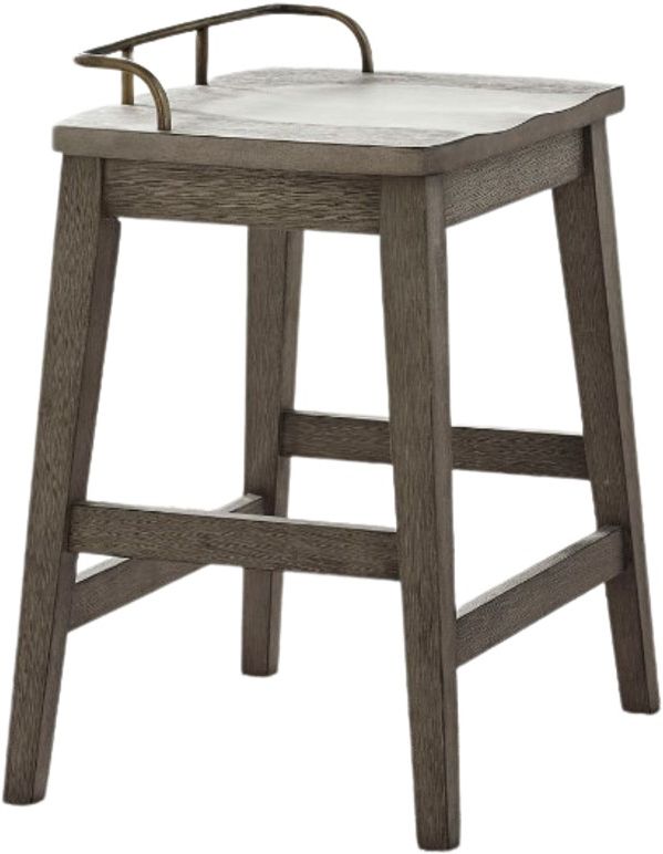 Steve Silver Co. Ryan Oak Counter Stool-0
