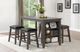 Homelegance® Timbre Black/Wire Brushed Gray Counter Height Stool-1