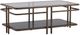Furniture Classics Buckroe Tempered Glass Top Coffee Table with Iron Base-0