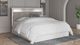 Signature Design by Ashley® Altyra Beige/White King/California King Upholstered Panel Headboard-4