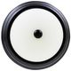 YHD Flat Black/White 2-Light 13" Flush Mount Lighting-3