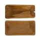 A & B Home 2-Piece Brown Platter Set-1