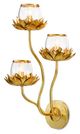 Currey & Company Bellerive Gold Leaf Wall Sconce-1