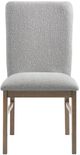 Elements International Portland Brown/Grey Dining Side Chair-1