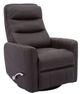 Parker House® Hercules 2-Piece Chocolate Swivel Glider Recliner Chair Set-2