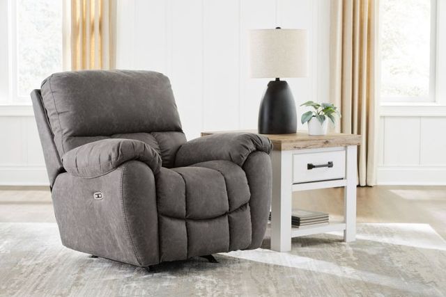 Signature Design by Ashley® Hadrian Pike Galaxy Power Rocker Recliner with Adjustable Headrest  -2