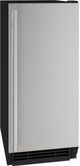 U-Line® 15" 55 lb. Black Clear Cube Ice Maker-0