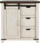 Jofran Inc. Madison County Brown/Vintage White 32" Accent Cabinet-2