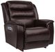 La-Z-Boy® Redwood Chocolate Leather Power Rocking Recliner with Headrest and Lumbar-0