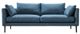 Moe's Home Collection Raval Dark Blue Sofa-0