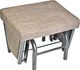PEL International Footstools Beige Gliding Footstool-0