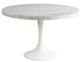 Elements International Celeste White Dining Table-0