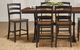 A-America® Stormy Ridge Chickory/Slate Black Ladderback Counter Stool-1