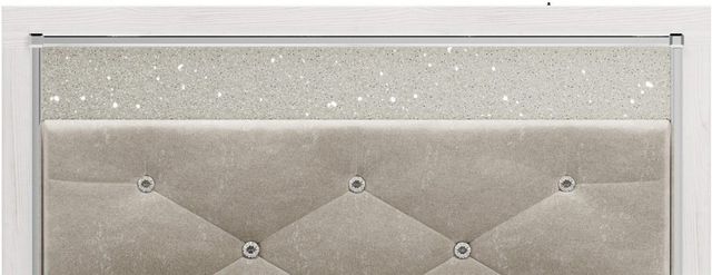 Signature Design by Ashley® Altyra White Twin Upholstered Panel Headboard-1