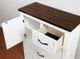 Furniture of America® Alyson Distressed White/Walnut Chest-1