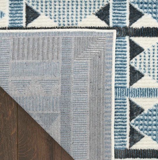 Nourison Home™ Nordic NRC06 Blue 5'x7' Style 1 Area Rug-2