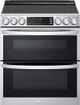LG 30" PrintProof™ Stainless Steel Double Oven Slide-In Electric Range-0