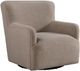 Elements International Deacon Feather Tan Swivel Chair -0