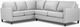 Jaymar Shiraz Urban Chic 2 Piece Chess Silver Gr. B Sectional-0