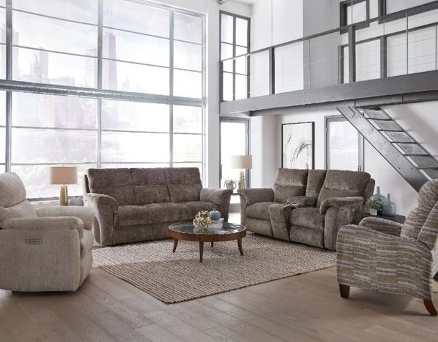 Southern Motion™ Customizable Birmingham Triple Power Reclining Loveseat with Console-1