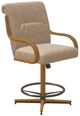 Chromcraft Customizable Denton Swivel Tilt Counter Height Dining Stool-0