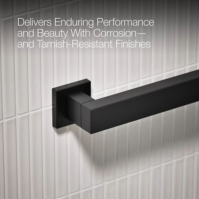 KOHLER® Square Vibrant Brushed Nickel 42" Grab Bar-4