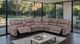 Furniture of America® Demetrius 6-Piece Slate Brown Power Sectional-2