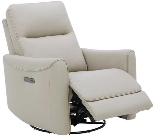 Liberty Furniture Remi Istria Khaki Leather Single Glider Power Recliner-1