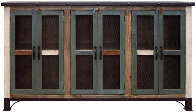 International Furniture Direct Antique Brown 71" Console-2