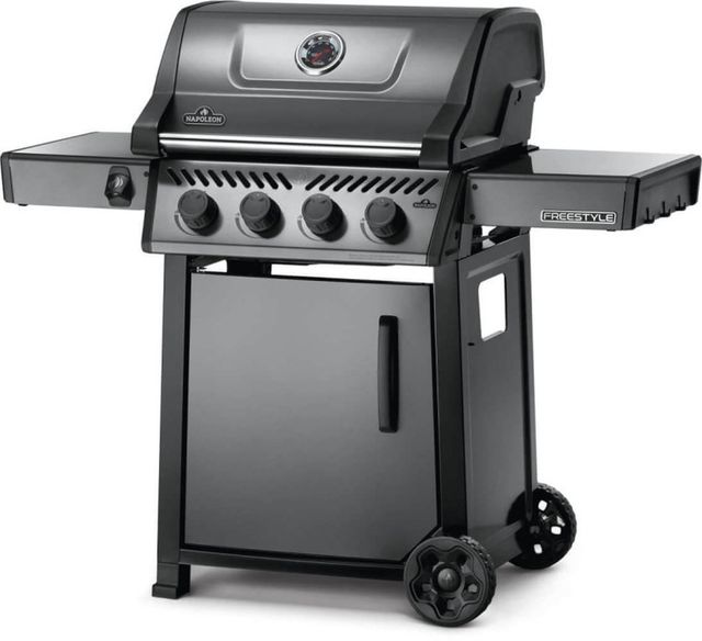 Napoleon Freestyle® 4-Burner Graphite Grey Freestanding Liquid Propane Grill-2