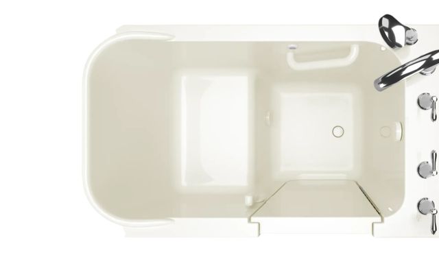 American Standard Gelcoat Linen 28" x 48" Walk-In Soaking Bathtub - Right-Hand Door and Drain-1
