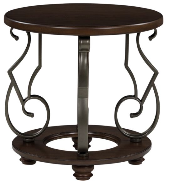 Signature Design by Ashley® Frallyn Dark Brown End Table-2