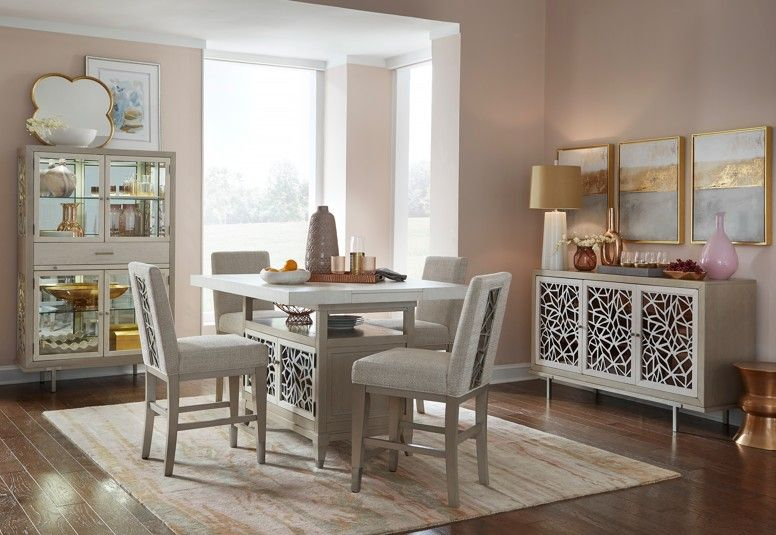 Lenox 7-Pc Counter Height Dining Set | Lacks Furniture