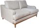 International Furniture Direct Alfa Ivory Loveseat-0