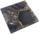 A & B Home 4-Piece Black Agate Stone Coasters-1