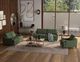 International Furniture Direct Alfa Olive Loveseat-1