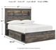 Signature Design by Ashley® Drystan Brown Youth Full 4-Drawer Storage Bookcase Bed-1