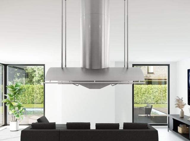 Zephyr Trapeze 36" Stainless Steel Island Range Hood -1