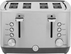 GE® 4 Slice Stainless Steel Toaster