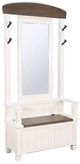 Sunny Designs™ Pasadena Buckskin/Marble White Hall Tree-0