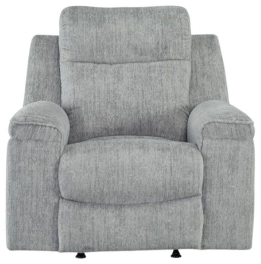 Benchcraft® Buntington Pewter Manual Rocker Recliner-1