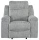 Benchcraft® Buntington Pewter Manual Rocker Recliner-1