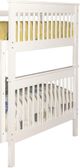 Coaster® Chapman White Twin Headboard and Footboard-0