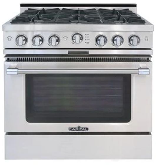 Capital Cooking™ Culinarian 36" Stainless Steel Pro Style Gas Range-0