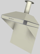 Vent-A-Hood® A Series 36" Biscuit Retro Style Wall Mounted Range Hood-1