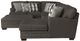 Jackson Furniture Crawford 4-Piece Metal Right Side Facing U-Shape Chaise Sectional-2
